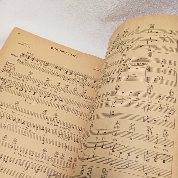 1954 Eddie Fisher's First Songs 10 Ten Record Hits Music Book Crooner Ballads - Picture 6 of 16